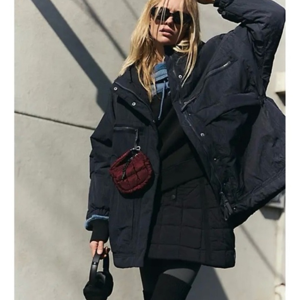 Free People Billie Boxy Hooded Jacket - Picture 4 of 12
